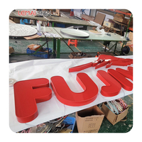 Le Mai Personnalisé 3D Acrylique Métal Caractère Shell Avec Logo Lumineux Avant Extérieur Étanche LED Canal Lettres