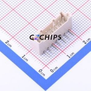 HC-XA-7AW Wire-to-Board Pin Header Bent Lead Through Hole,P=2.5mm Connector 1x7P 2.5mm Right Angle Insert XA - Product Image 1