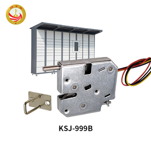 Serrure électrique à solénoïde KSJ-999B avec plaque de fixation |   Serrure Intelligente pour Casier à <span class=keywords><strong>Colis</strong></span>, Distributeur Automatique et Armoire de Livraison de Repas - Product Image 2