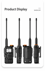 Quansheng UvK5 UV-K5 Radio Portátil de Tres Bandas 5W Vox, Walkie Talkie de Largo Alcance de Doble Banda FM para Radioaficionados - Product Image 2