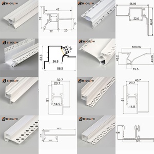 Nouveau design, vente en gros, poignée de main courante d'escalier, tiroirs à ouverture libre, profilé en aluminium, canal pour bande LED, personnalisable - Product Image 6