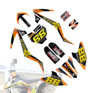 3M Graphics Sticker Backgrounds Decal For KT 65 For TaoTao DB20 Model Dirt Bike.Decals 3M Motorcycle Stickers