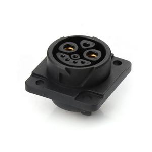 Connecteur électrique femelle en plastique M23 pour batterie de vélo électrique, courant élevé, 2+1+5 broches, 8 conducteurs avec contact en cuivre - Product Image 3