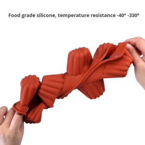 แม่พิมพ์ซิลิโคนลายดอกไม้ TangChu 8/18 หลุม สำหรับมูสและพุดดิ้ง - Product Image 5