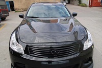 Capot moteur et couvercle de capot en fibre de carbone de haute qualité, style GTS, adapté à l'Infiniti G37