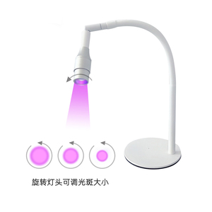 Pédale <span class=keywords><strong>Gel</strong></span> X <span class=keywords><strong>UV</strong></span> <span class=keywords><strong>LED</strong></span> Flash Cure Ongles et Extensions de Cils Faisceau Focalisé Blanc Support De Bureau <span class=keywords><strong>Lampe</strong></span> À Ongles 5W - Product Image 3
