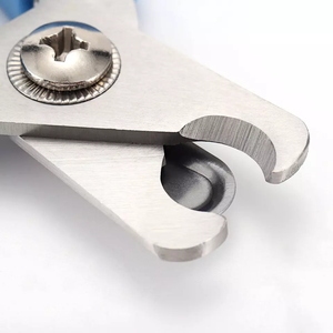 Paslanmaz çelik evcil hayvan tırnak makas küçük tarzı kolay kullanımlı kesme saç kesme yumuşak kauçuk plastik köpekler kediler tavşanlar kuşlar - Product Image 4