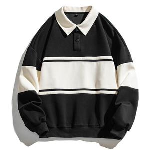 <span class=keywords><strong>Felpa</strong></span> Universitaria da Uomo con <span class=keywords><strong>Collo</strong></span> <span class=keywords><strong>a</strong></span> <span class=keywords><strong>Polo</strong></span> in Misto Cotone Invernale Personalizzabile con Logo OEM - Product Image 4