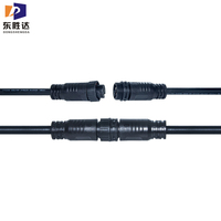 Haute qualité M25 IP67 connecteur étanche cuivre mâle femelle prises lumière LED 2 3 5 7 8 9 broches fil fileté câble électrique
