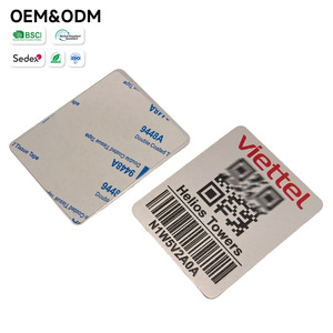 Étiquettes d'identification pour tours de télécommunications imprimées en couleur UV personnalisées avec coins arrondis permanents - Product Image 3