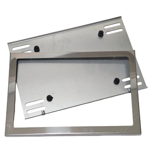 Cornice per <span class=keywords><strong>Targa</strong></span> in Acciaio Inossidabile Resistente alle Intemperie per Targhe Veicoli Standard Mongole Prodotte in Cina - Product Image 4