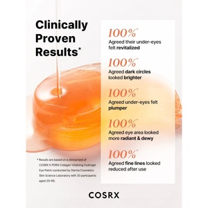 [Pour le Nigéria uniquement] [COSRX] 5 Patchs hydrogel vitalisants au collagène PDRN (60 patchs) Anti-âge et nourrissants - Product Image 4