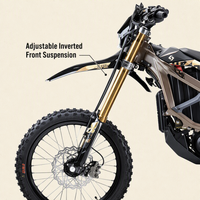 Moto tout-terrain électrique Surron Ultra Bee, batterie lithium 74V, moto cross électrique pour adultes