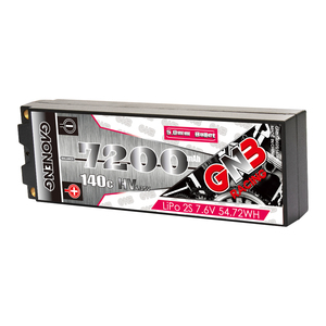 <span class=keywords><strong>Batterie</strong></span> RC GNB GAONENG 7200MAH 2S HV 7.6V 140C LCG Fine 2S 5mm avec Boîtier Rigide Intégré pour Compétition 1/10 Voiture Bateau RC - Product Image 5