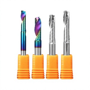 Fraise en carbure revêtu YUFU, fraise spirale à une dent, fraise de gravure à chaud 3.2-3.9mm pour routeur CNC - Product Image 3