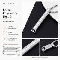 Collier pendentif sifflet 3D respirant en acier inoxydable plaqué or PVD 18 carats, anti-anxiété, gravé, hypoallergénique, bijoux OEM