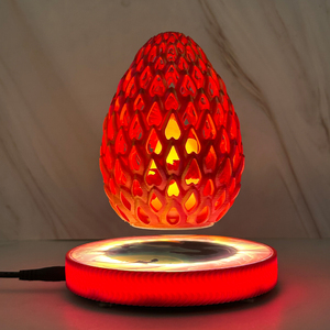360° Rotation Levitating Dragon <b>Egg</b> Night <b>Light</b> Art Decor Floating LED Lamp Creative Gift For Kids Friends - Product Image 4