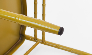 Alta capacidad de carga y durabilidad Usuario de banquete de hotel Premium externo Sillas Chiavari de bambú apilables de estética moderna - Product Image 4