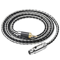 Câble coaxial HIFI Mini XLR 3,5 mm/2,5 mm/4,4 mm/6,5 mm XLR vers Mini XLR 3 broches pour PC/écouteurs/amplificateurs/lecteurs MP3