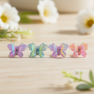 Pinza para el pelo Angelina Butterfly Glossy de 7,5 cm para mujeres y niñas, accesorios para el cabello - Product Image 2