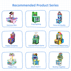 Çocuk Oyun Alanı Ekipmanları Çocuk Hamster Hamamböceği Vurma Arcade Oyun Makinesi Köstebek Vurma Jetonlu Oyun - Product Image 5