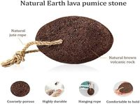 Piedra Pómez Negra Natural al por Mayor para el Cuidado de los Pies, Exfoliante para Eliminar Callosidades y Piel Muerta, Lima de Piedra Volcánica para Pies