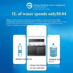 <span class=keywords><strong>Fontaine</strong></span> <span class=keywords><strong>à</strong></span> eau <span class=keywords><strong>réfrigérée</strong></span> Alon OEM de qualité commerciale en acier inoxydable, réservoir de 30 L, 4 robinets, distributeur d'eau froide avec filtration - Product Image 4
