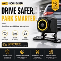 Caméra de recul AHD 1080 Phnom Penh pour voiture, vue arrière fisheye, vue latérale, caméra avant, vision nocturne, étanche, DC 12V