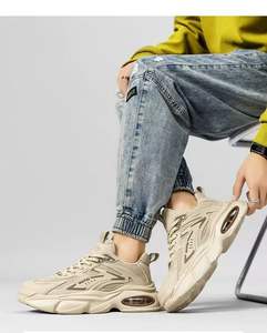 Zapatos Deportivos Casuales de Moda para Hombre, Color Retro Clásico, Transpirables, con Suela Gruesa de Malla, para Correr, Trotar, Caminar, Estilo Veraniego - Product Image 3