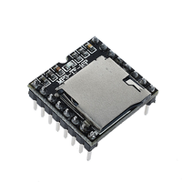 Module de lecteur MP3 WAVGAT DFPlayer Mini, carte SD, lecture audio vocale, montage sur panneau, module de développement open source