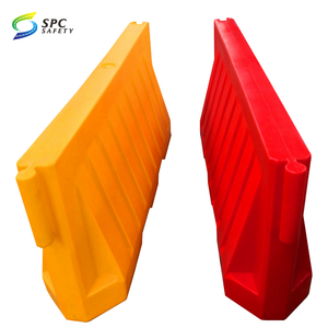 La divisione stradale del traffico di costruzione stradale ha affollato il controllo del veicolo barricata di sicurezza riempita d'acqua barriere di plastica ad alta recinzione - Product Image 4