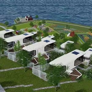 Casa Contenedor Prefabricada Móvil <span class=keywords><strong>de</strong></span> Lujo, Resistente al Viento, para Hoteles, Villas <span class=keywords><strong>de</strong></span> <span class=keywords><strong>Playa</strong></span>, Vivienda en Cápsula Espacial, Fabricada por Expertos - Product Image 6