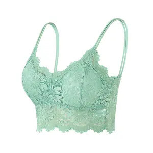 Vente directe d'usine de sous-vêtements pour femmes de grande taille, bretelles en dentelle Anti-marche, soutien-gorge enveloppé, Sexy, mode, soutien-gorge confortable