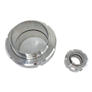 DN50 Vệ Sinh Thép Không Gỉ Sữa Vít <span class=keywords><strong>Union</strong></span> <span class=keywords><strong>304</strong></span> 316L Vệ Sinh Công Đoàn Đúng <span class=keywords><strong>Union</strong></span> Ống Phù Hợp Hàn Công Đoàn - Product Image 2