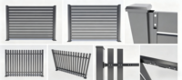 Rampe en alliage d'aluminium à motif treillis traditionnel chinois, personnalisée pour villa, balcon, cour, jardin extérieur, résistante à la rouille, facile à installer
