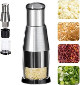 2024 New Gourmetslice Deluxe Cutter Mini Multi-Functional Stainless Steel Garlic Cutter Durable Metal <b>Tool</b> - Product Image 6