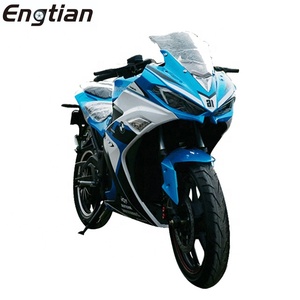 มอเตอร์ไซค์ไฟฟ้าความเร็วสูงจากโรงงานอู๋ซี 110V 17 นิ้ว รุ่นสปอร์ตเรซซิ่ง พร้อมแบตเตอรี่ลิเธียมสำหรับผู้ใหญ่ - Product Image 1