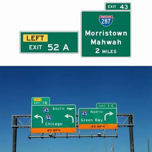 Panneaux de <span class=keywords><strong>signalisation</strong></span> routière standard réfléchissants, <span class=keywords><strong>panneau</strong></span> de sortie directionnel, <span class=keywords><strong>panneau</strong></span> de <span class=keywords><strong>signalisation</strong></span> routière réfléchissant pour <span class=keywords><strong>autoroute</strong></span>, <span class=keywords><strong>panneau</strong></span> de <span class=keywords><strong>signalisation</strong></span> routière pour rue - Product Image 6