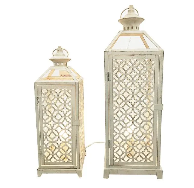 Metalen Lamp Woondecoratie Lantaarn Hot Selling Lage Prijs Kwaliteit Gegarandeerd Wit