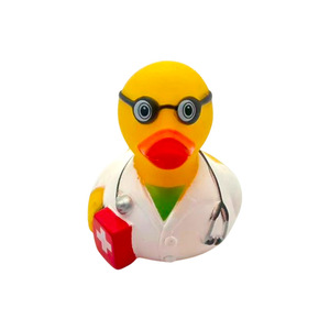 Anatre di Gomma Gialle Promozionali da 3,5 Pollici con Suono, Giocattoli Galleggianti per il Bagno del Bambino, Personalizzabili con Logo, Vendita all'Ingrosso - Product Image 5