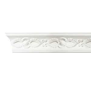 Guanyu Wholesale Foam Led Designs Fiberglass Gypsum Decoration Mold Plaster Ceiling Polyurethane Cornice Moulding