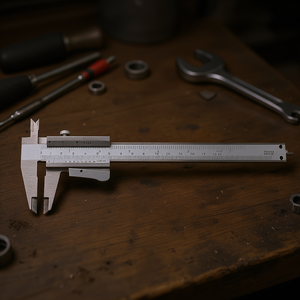 Calibrador Monobloque Fervi de 150 mm, Herramienta de Medición de Precisión de Acero Inoxidable - Product Image 3