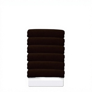Élastiques à <span class=keywords><strong>cheveux</strong></span> extra-élastiques pour <span class=keywords><strong>cheveux</strong></span> <span class=keywords><strong>bouclés</strong></span> épais, design en instance <span class=keywords><strong>de</strong></span> brevet, maintien maximal, tenue lisse et forte, brun foncé, lot <span class=keywords><strong>de</strong></span> 6 - Product Image 3