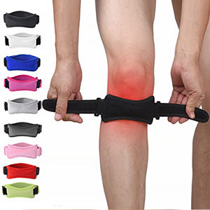 Correa <span class=keywords><strong>de</strong></span> soporte estabilizadora patelar para aliviar el dolor <span class=keywords><strong>de</strong></span> <span class=keywords><strong>rodilla</strong></span> adecuada para usar durante el senderismo, fútbol, correr con una función protectora. - Product Image 6