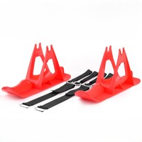 Planche à roulettes universelle pour vélo d'équilibre pour enfants de 12 pouces, résistante aux basses températures, attache de luge pour enfants, accessoires de vélo d'hiver