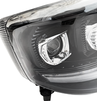Conjunto de Faros Delanteros LED de Triple Lente HUAFUXING para Renault Premium 2007-2014, 24V, 600% Más Brillantes, Lámpara de Proyección, Certificación E-Mark, Par
