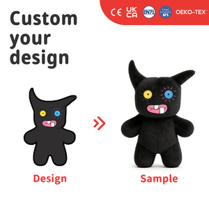 Nouvelle conception personnalisée : Jouet en peluche monstre rigolo et couineur, animal en peluche mignon et unique, respectueux <span class=keywords><strong>de</strong></span> <span class=keywords><strong>l</strong></span>'environnement, avec votre logo personnalisé - Product Image 2