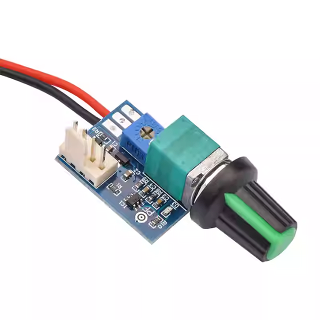 DC12V Manual 4-Wire PWM Fan Motor Speed Controller Governor Chassis Fan Speed Regulation Noise Reduction Switch With Knob