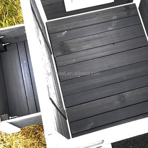 SDCH013 <span class=keywords><strong>บ้าน</strong></span><span class=keywords><strong>สัตว์</strong></span>เลี้ยงไม้กลางแจ้งทันสมัย แบบแข็งแรง ทนทาน พร้อมกระดุม สำหรับแมว กระต่าย หนูตะเภา และสัตว์ขนาดเล็ก - Product Image 3