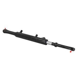 Cilindro idraulico a doppio effetto 12v 2 stadi per camion di rimorchio Bulldozer secchio cilindro idraulico - Product Image 4